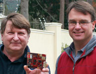 Peter Stein (left) and Chris Versfeld, Avnet Kopp field 
sales engineer.